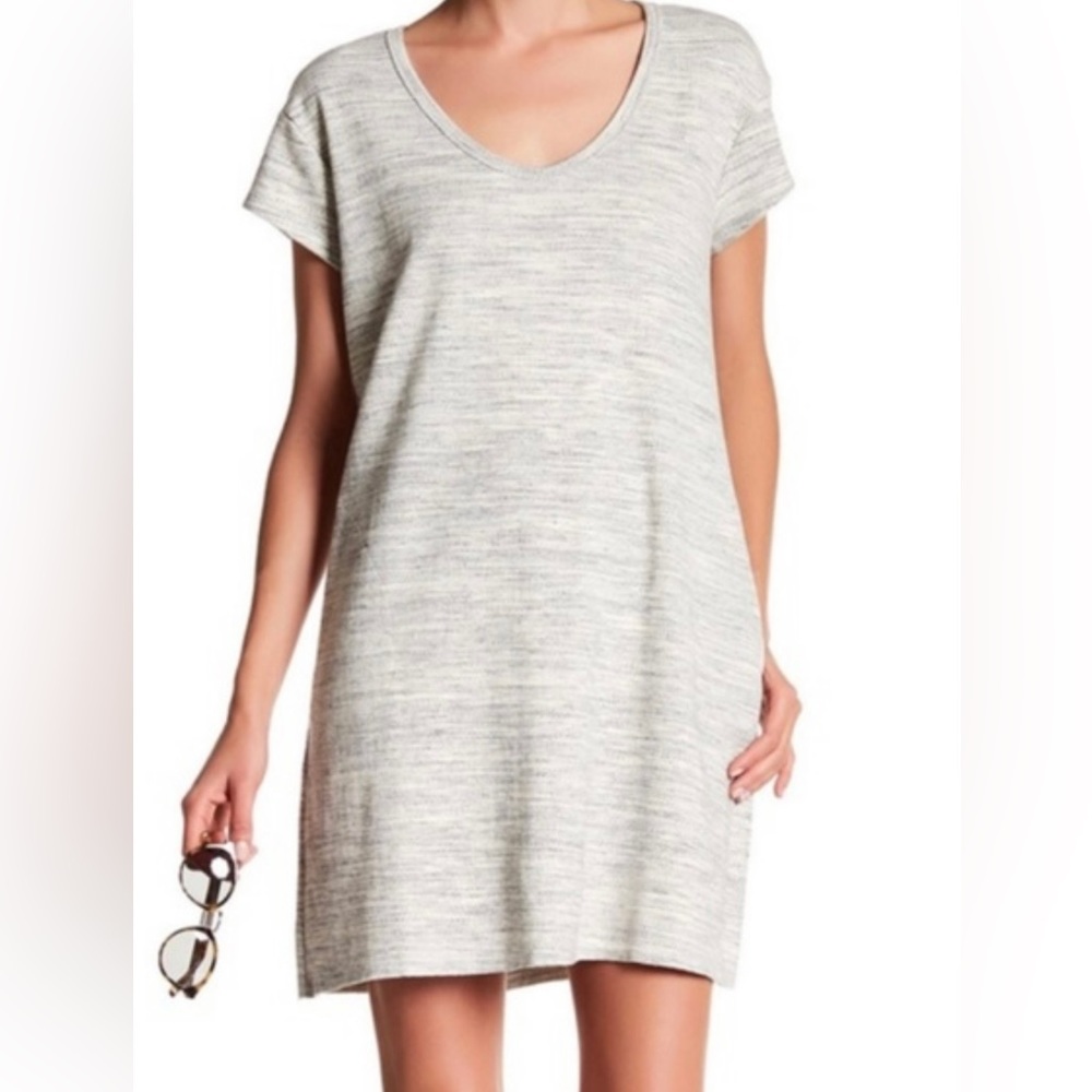 ATM Anthony Thomas Melillo NWOT French Terry Stone Gray Sweatshirt Dress- Medium
